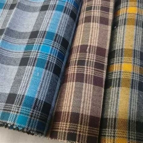 Cotton Check Fabric GSM 250 300 At Rs 105 Meter In Ahmedabad ID