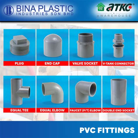 Pvc Paip Fitting Pvc Connector Socket Elbow Tee P T Elbow Valve