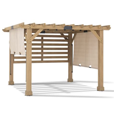 Buy Sunjoy Cedar Pergola X Ft Wooden Hot Tub Pergola With