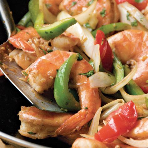 Chinese Trinidadian Stir Fried Shrimp With Rum Recipe