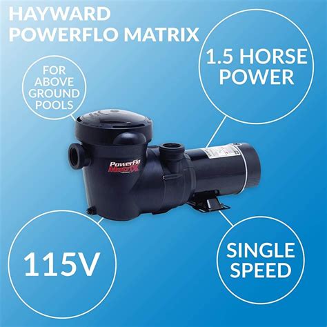 Hayward W Sp Powerflo Matrix Above Ground Pool Pump