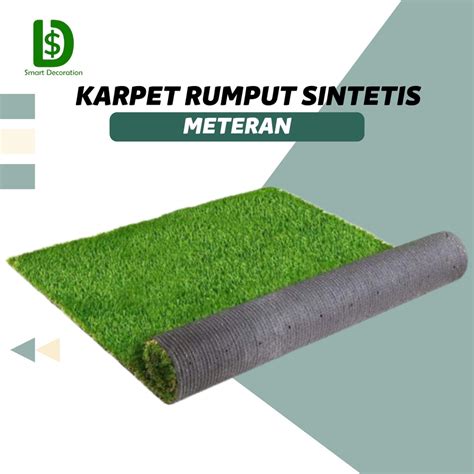 Jual Karpet Rumput Sintetis Meteran Meter Untuk Outdoor Tebal Cm