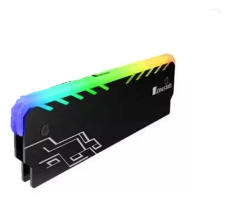 Dissipador Rgb Mem Ria Ram Led Ddr Ddr Mercadolivre