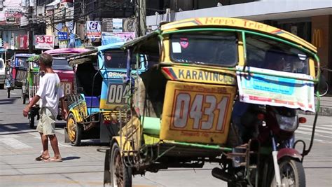 Dumaguete Philippines February 18 2014 Tricycle Motor Taxi