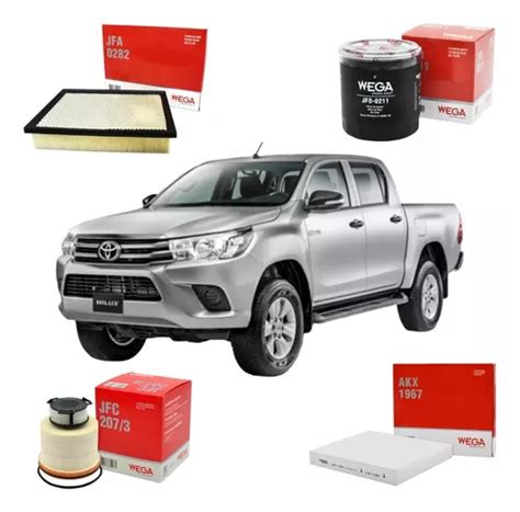 Kit De Filtros Wega Toyota Hilux Td Td