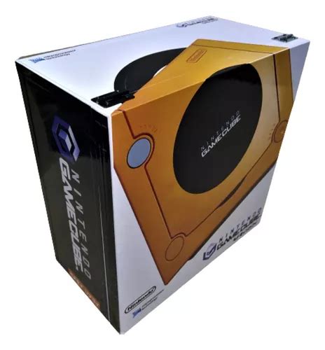 Caixa Vazia Nintendo Game Cube Laranja De Madeira Mdf