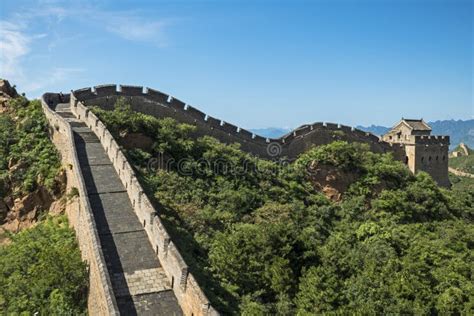 O Grande Muralha De China Arquitetura Famosa Foto De Stock Imagem De