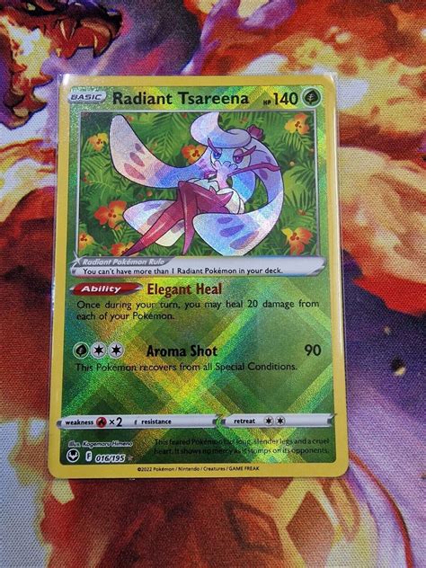 Pokemon Trading Card Game Silver Tempest Radiant Tsareena Etsy