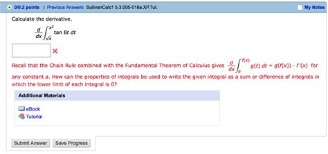 Solved Calculate The Derivative D Dx Chegg