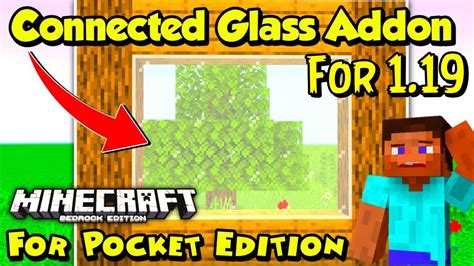 Connected Glass Addon For Minecraft 1 19 Use Connected Glass In Mcpe 1 19 Latest Version Youtube