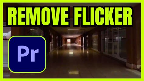 How To Remove Flicker In Premiere Pro Easy Way Youtube