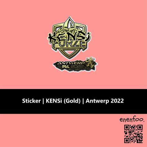 Sticker Kensi Gold Antwerp Cs Skins Knife Items Csgo Counter