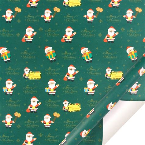 Bingli Christmas Wrapping Paper Retr‘o T Wrapping Paper Holiday Party T Paper Book Cover