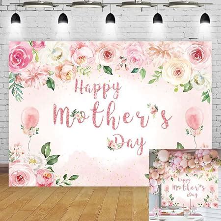 Amazon Avezano Glitter Gold Happy Mother S Day Backdrop For