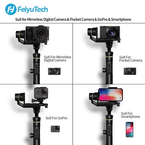 Buy FeiyuTech G6 Plus 3 Axis G6P Handheld Gimbal Stabilizer For