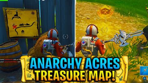 Fortnite Anarchy Acres Treasure Map – Map Of The Usa With State Names