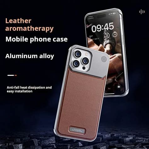 Coque De T L Phone En Cuir De Luxe Pour IPhone Coque Magn Tique En