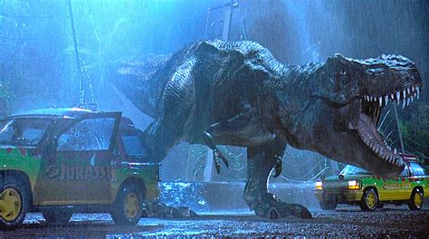 The T. Rex in Jurassic Park nearly met a VERY different ending ...