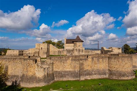 Ancient Royal Fortress of Suceava Stock Photo - Image of fortress ...