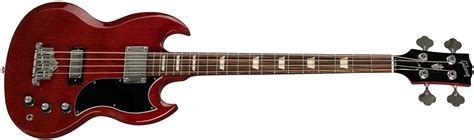 Gibson Sg Standard Bass Heritage Cherry Solid Body Elektrische Bas