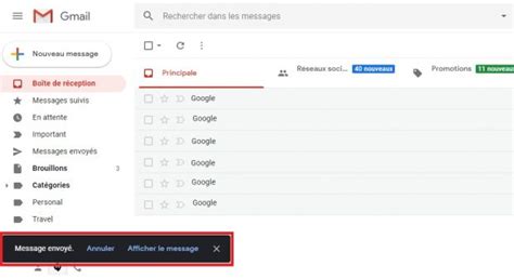 Comment Annuler Lenvoi Dun Mail Sur Gmail Geeko