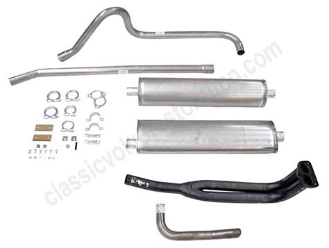 Exhaust System Volvo PV B18 With Double Downpipe CVR