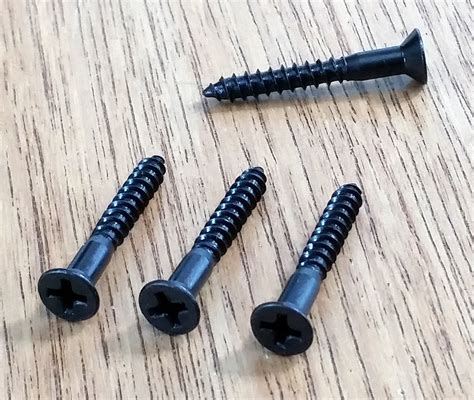 Black Wood Screws Wild West Hardware