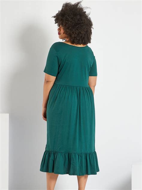 Robe Mi Longue Only Vert Sapin Kiabi