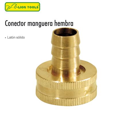 Conector Manguera Hembra 3 4 19 05 Mm Lion Tools