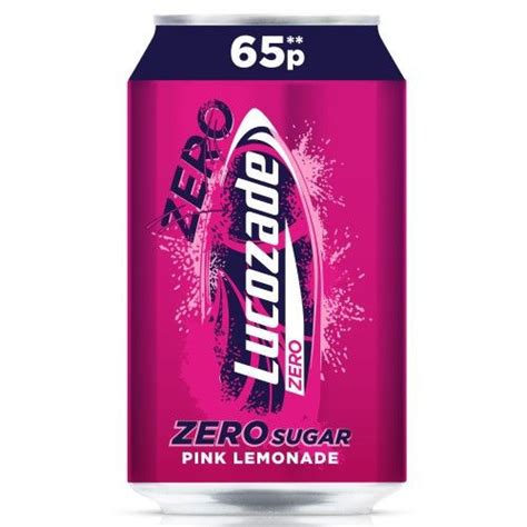 Lucozade Energy Zero Pink Lemonade Pm65p 330ml We Get Any Stock