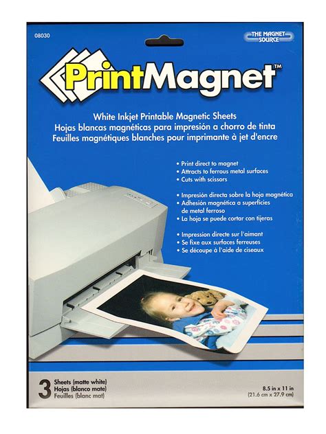 Inkjet Printable Magnetic Sheets