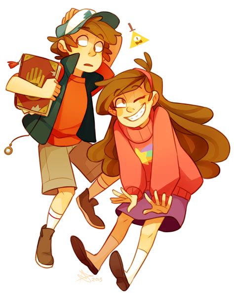 Mabel Pines Dipper Pines Gf Персонажи Gf Арт Gf Art Gravity Falls фэндомы