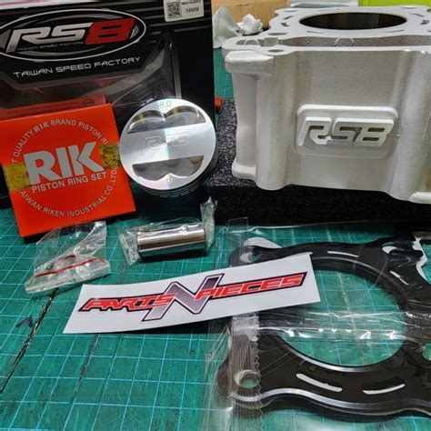 RS8 SUPER STOCK 58mm CYLINDER BLOCK SET AEROX NMAX Shopee Philippines