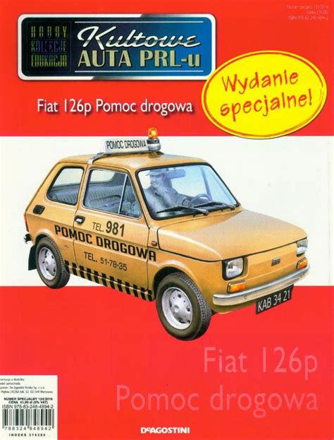 Kultowe Auta PRL u 031 WS Fiat 126p Pomoc Drogowa Lysol1 Zdjęcie