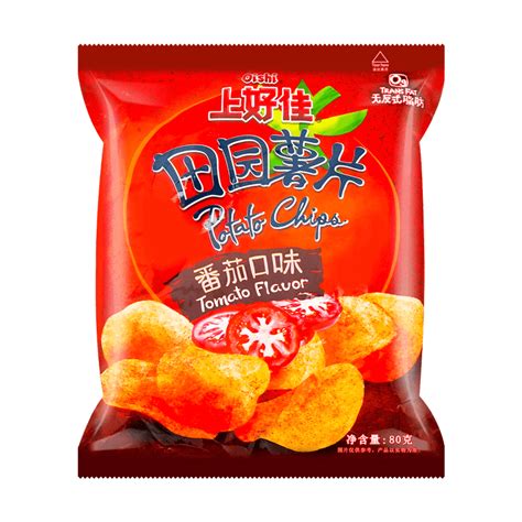 Oishi Potato Chips Tomato Ketchup Flavor 80g Yami