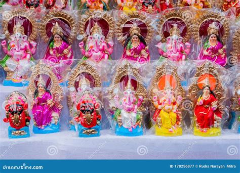 Idols Of Laxmi And Ganesh, India Royalty-Free Stock Photo ...