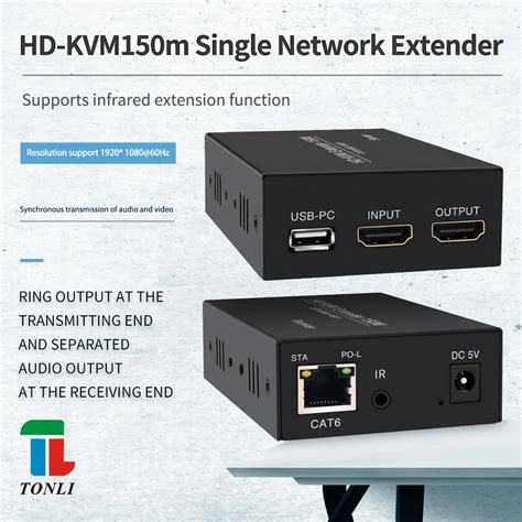 Hdmi Kvm 150m Extender With Ir Extension Function With Loop Output