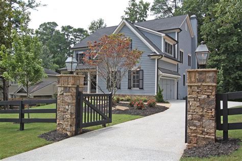 Stone Column And Gate And Fence Fences Gates Pinterest Fences