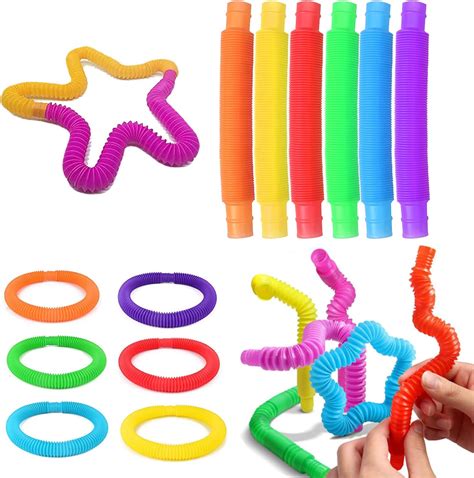 Pi Ces Pop Tubes Tube Sensoriel Sensory Tubes Tube Sensoriel Bebe