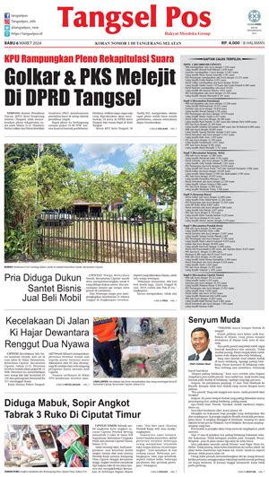 Epaper Edisi Rabu Maret Tangselpos Id