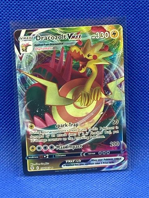 Pokemon EVOLVING SKIES Dracozolt VMAX 059 203 EN Kaufen Auf Ricardo