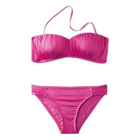 Xhilaration Juniors Piece Bikini Swimsuit Pink Bikinis Swimsuits