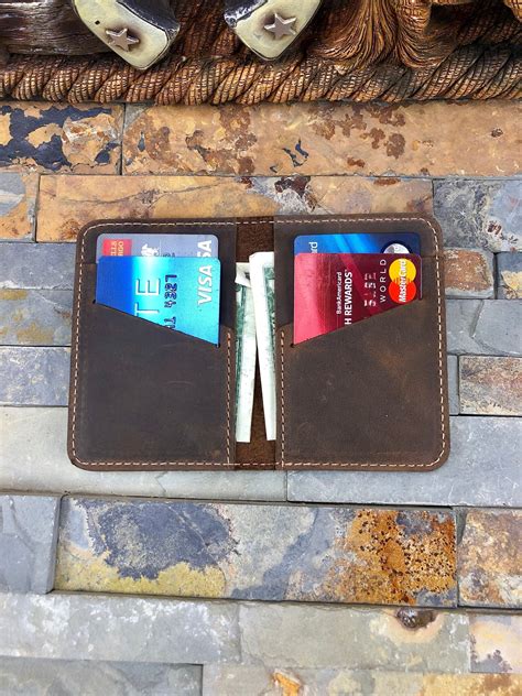 man leather wallet leather wallet minimalist wallet leather card wallet ...