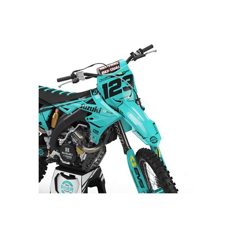 KIT DECO Motocross PERSO SUZUKI EVS TEAL