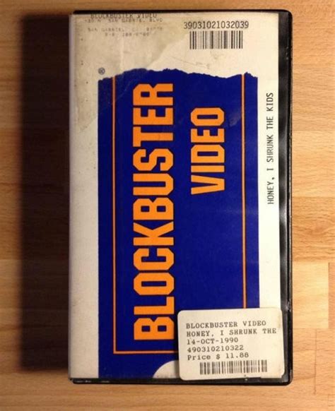 Blockbuster Tapes Rip My Childhood Memories Nostalgia Childhood