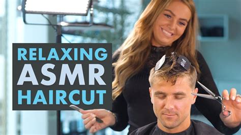 Asmr Super Relaxing Haircut Professional Scissor Cut Youtube