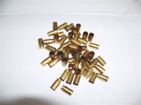 Brass 9mm Bullet Shell Casings 50 Pieces 9 Mm Inert