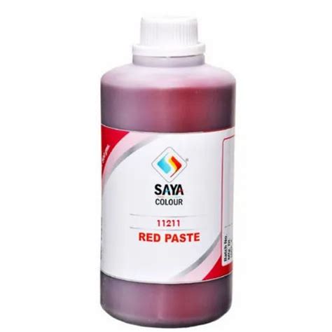 Saya Red 112 Pigment Paste For Water Based Paste At Rs 537 Kg In