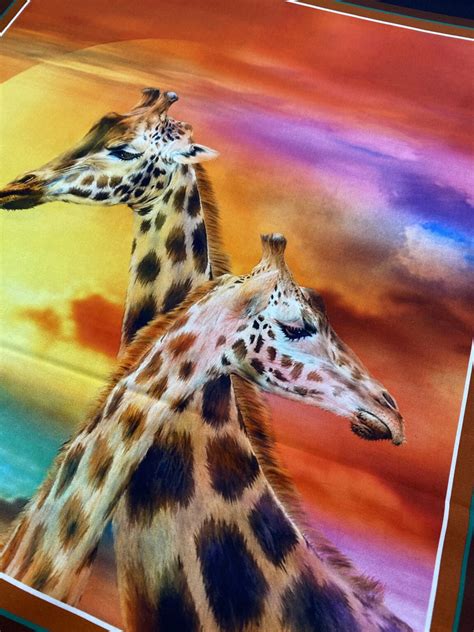 Giraffe Safari Picture Panels Just Sew Penrith