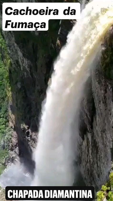 Cachoeira da Fumaça Chapada Diamantina uma das cachoeiras mais alta em